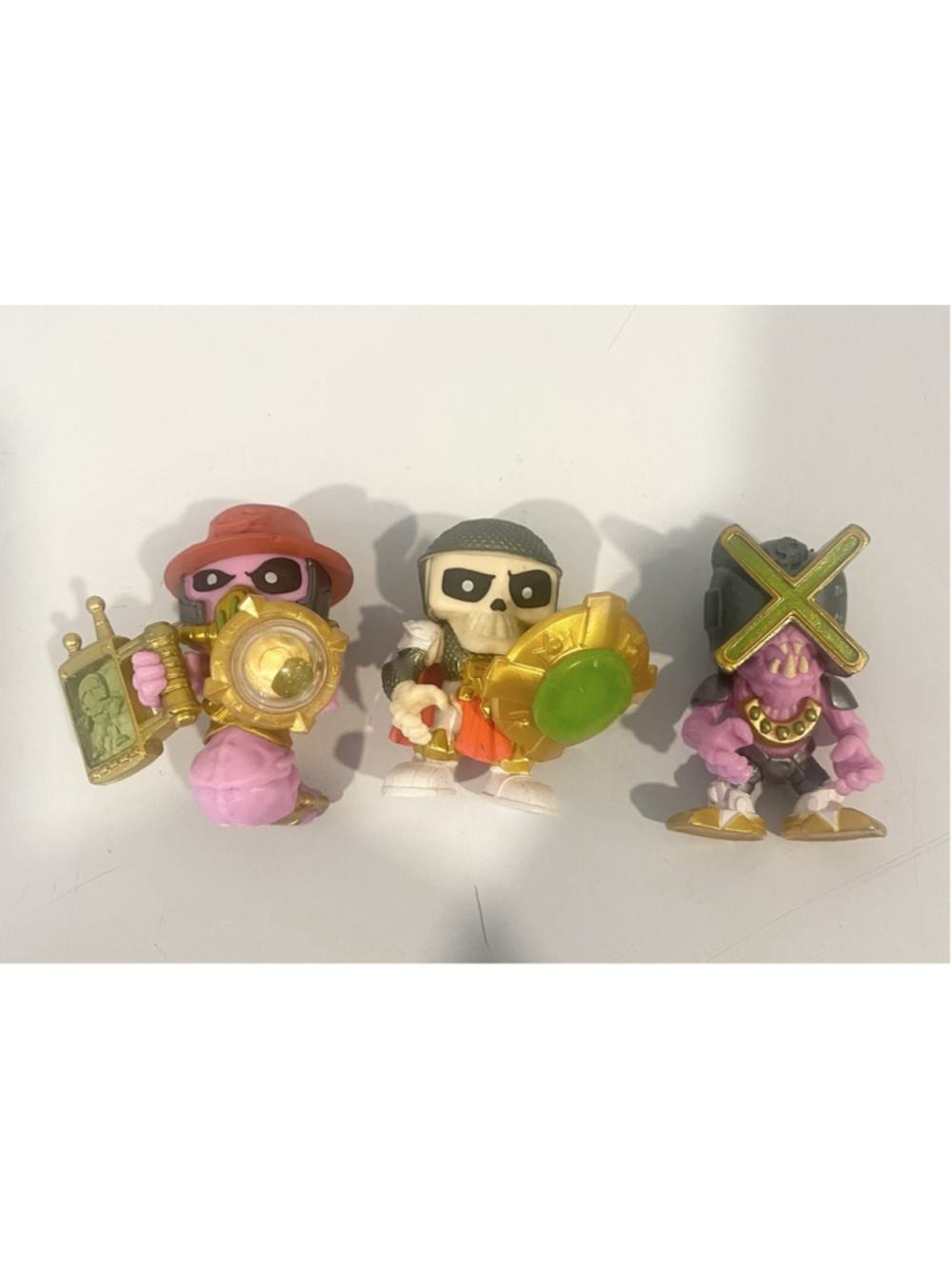 Treasure X Figure Lot of 3 Aliens King’s Gold Nicpick X-Face Moose Toys